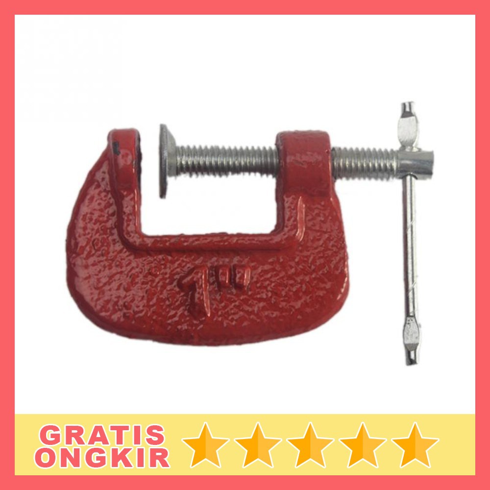 GS8 Penjepit Kayu C-Clip Clamp Woodworking Carpentry Gadgets 2 Inch Tookie G3