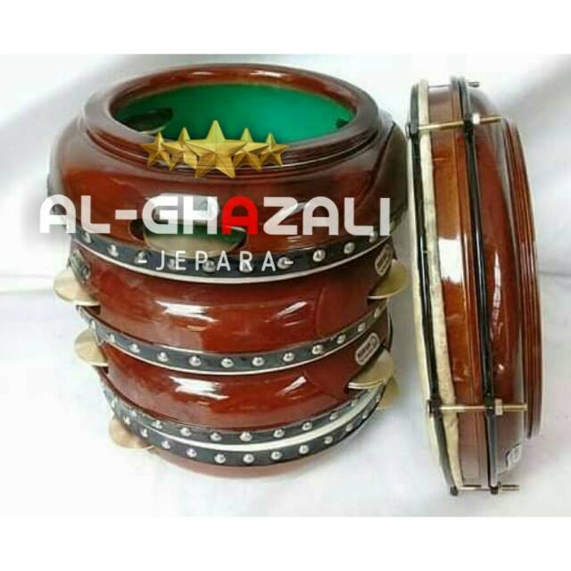 rebana hadroh 1set banjari produk jepara