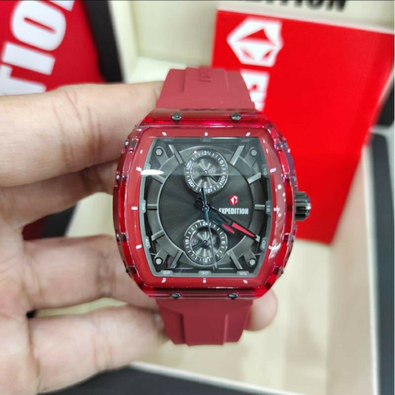 JAM WANITA JAM EXPEDITION E 6814 / E6814 RED ORIGINAL