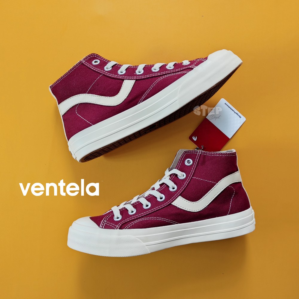 Sepatu Ventela Public High Maroon