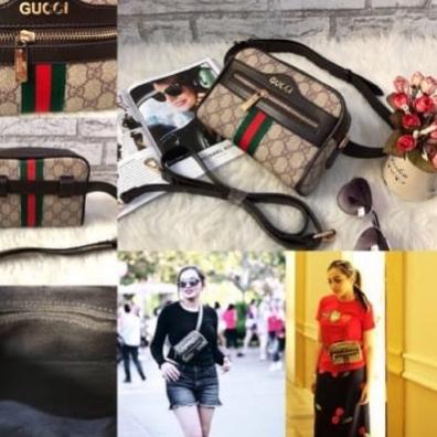 Stok terbatas.. SALE  Tas Wanita tas pinggang WAISTBAG GUCCI ASHANTY SUPER QUALITY IMPORT BATAM