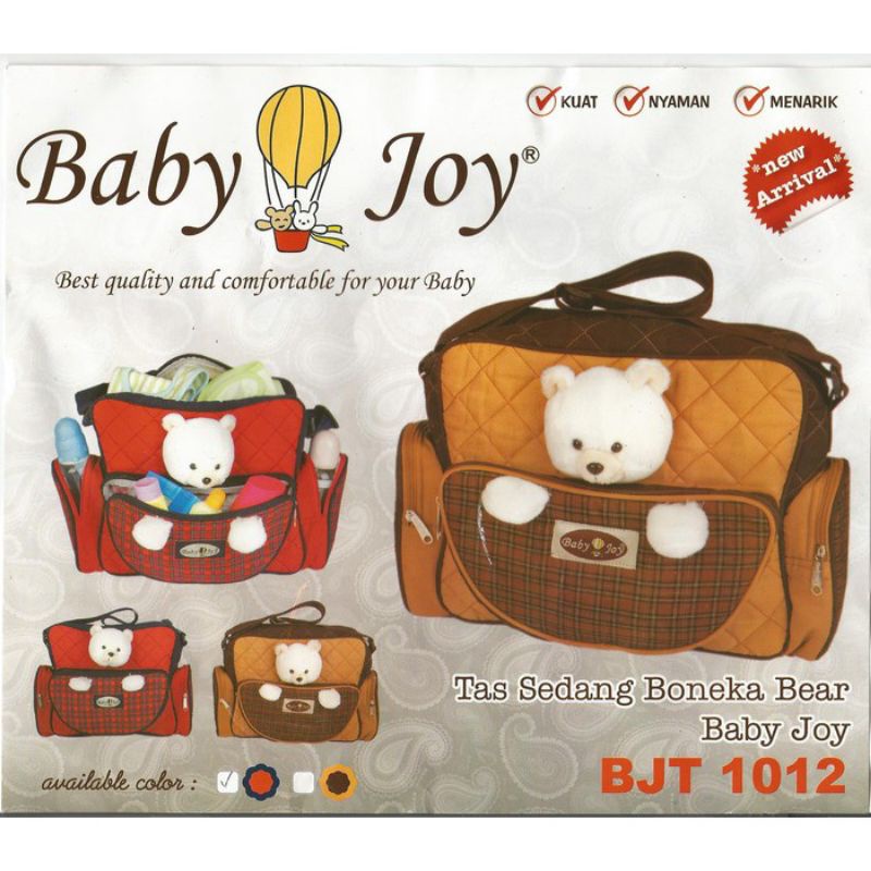 Tas bayi sedang boneka bear baby joy BJT 1012