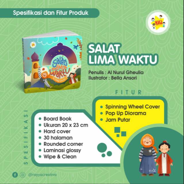 SALAT LIMA WAKTU /SHOLAT LIMA WAKTU / BUKU BELAJAR SHOLAT