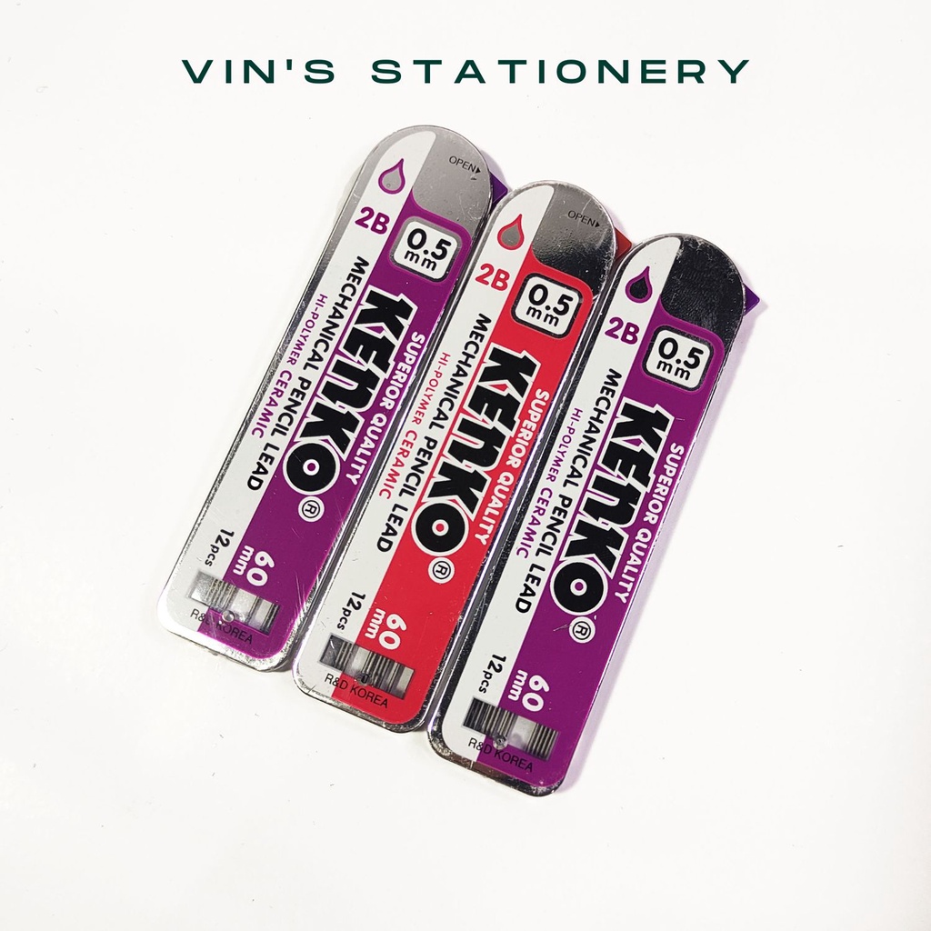 

ORIGINAL ISI PENSIL MEKANIK 2B TIP 0.5 MERK KENKO