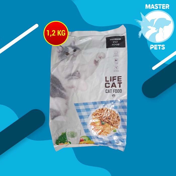 Life Cat Premium Cat Food 1.2Kg / Makanan Kucing 1,2Kg