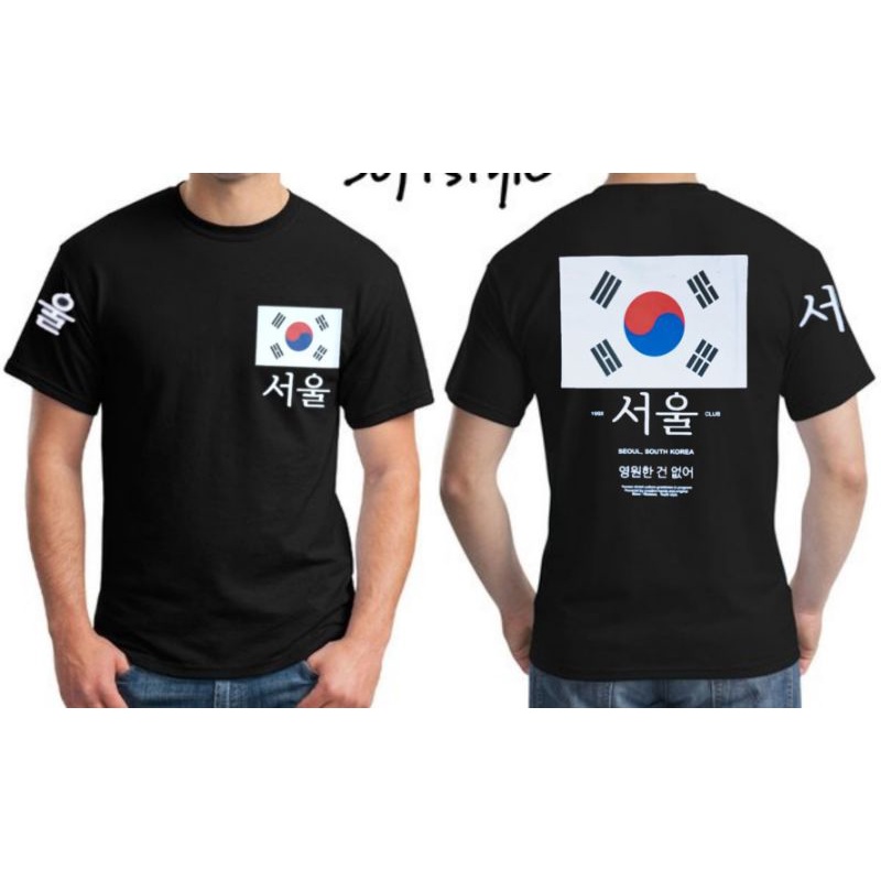 Makmoer.id kaos pria kaos distro kaos hitam kaos lengan pendek atasan casual pria korea