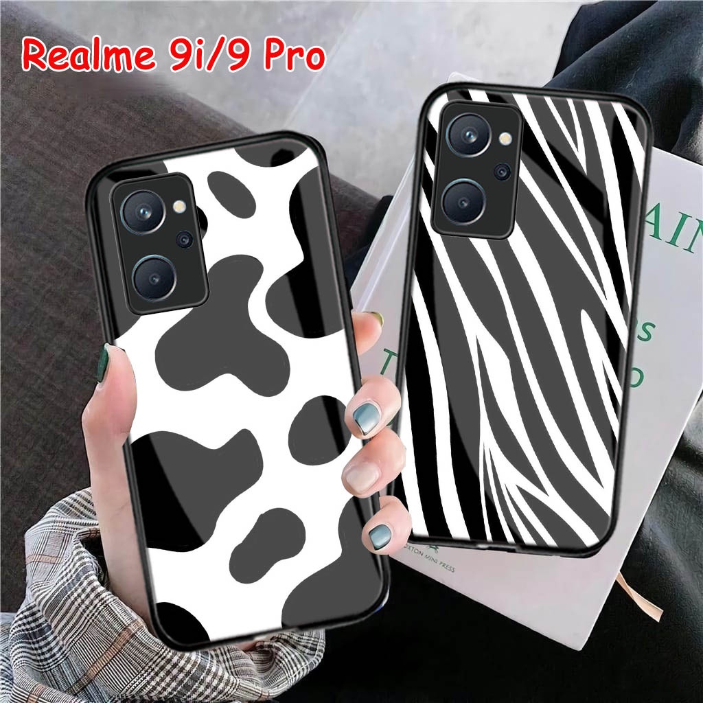 Softcase Glass Kaca For REALME 9i REALME 9 Pro Terbaru [M173] Casing Hp Realme 9i Realme 9 Pro - Cas