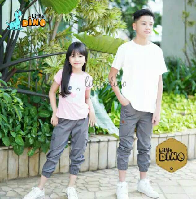 Chino Joger Blackhawk size 2-12  by Little Dino