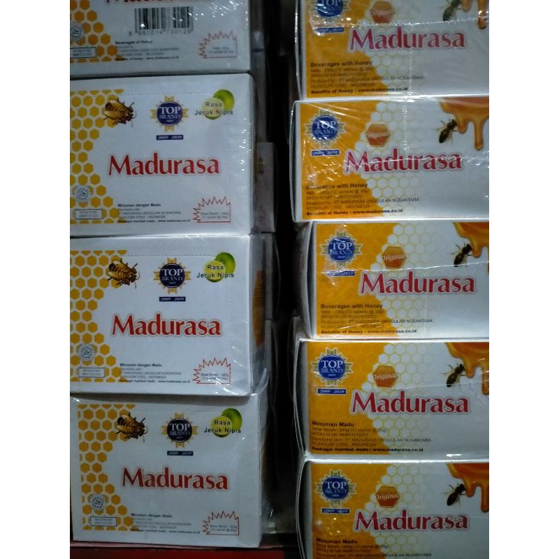 madurasa,per box isi 12sachet.