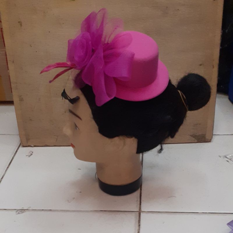 Topi Fascinator Jala Pita-Headpiece Pesta