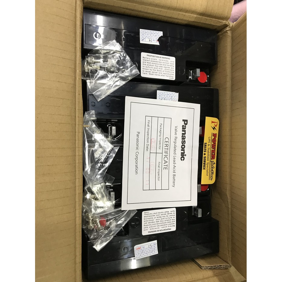 Battery Panasonic 12V17AH, Baterai Panasonic 12V17Ah, Aki ups 12V17ah