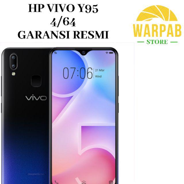 HP VIVO Y95 - Y 95 GARANSI RESMI PIPO RAM 4/32 GB 4GB 32GB BLACK DAN RED /  HITAM DAN MERAH