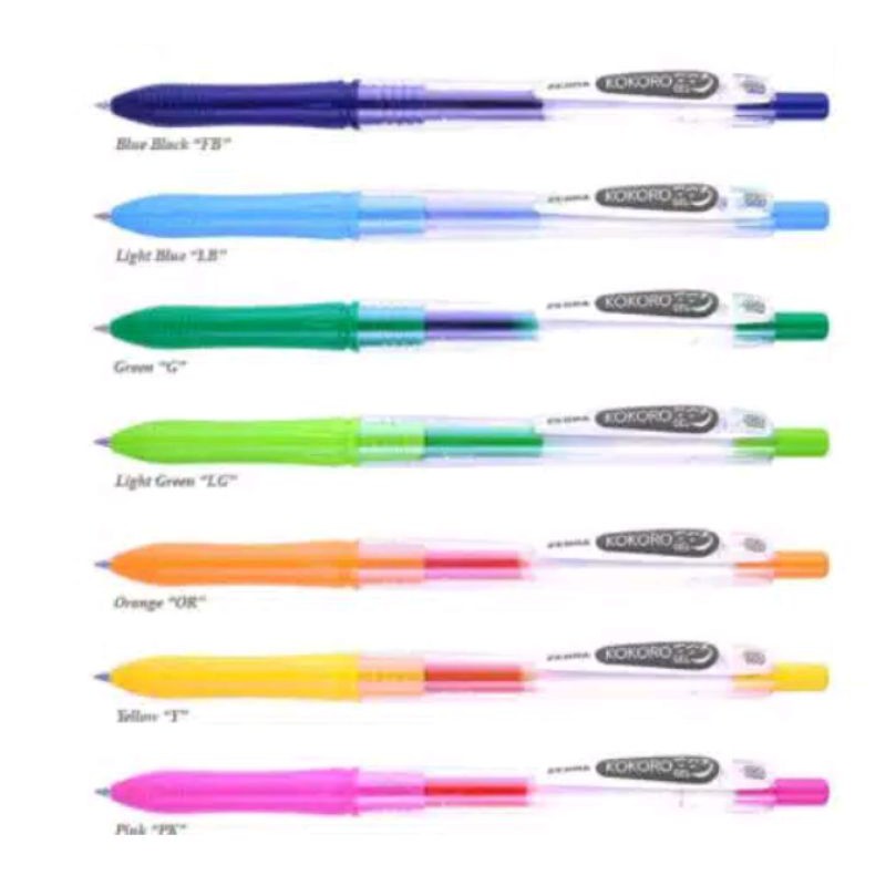 

PULPEN KOKORO (GEL) berbagai warna