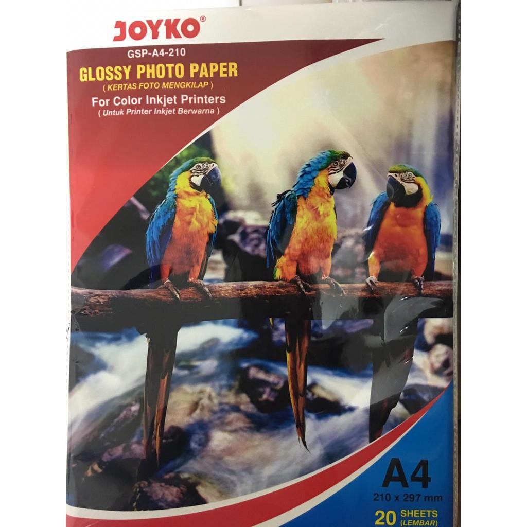 

[CALLISTA] Glossy Photo Paper Joyko A4 210gr