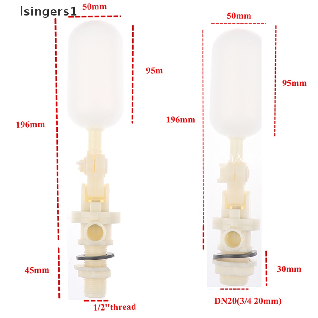 (lsingers1) Dn15 1 / 2 DN20 3 / 4 Katup Kontrol Bola Apung Otomatis Untuk Menara Air