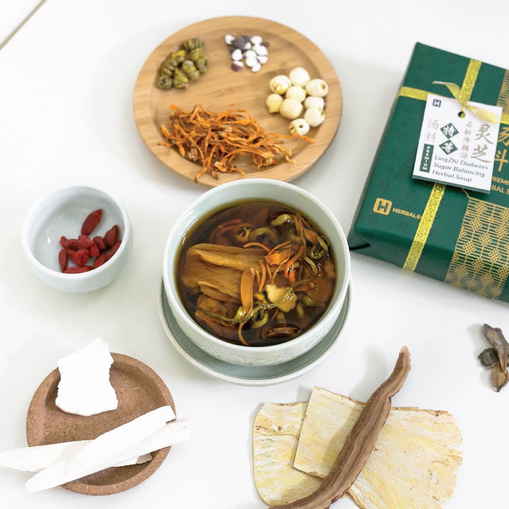 

Premium Lingzhi Diabetes Sugar Balancing Herbal Soup (untuk diabetes)
