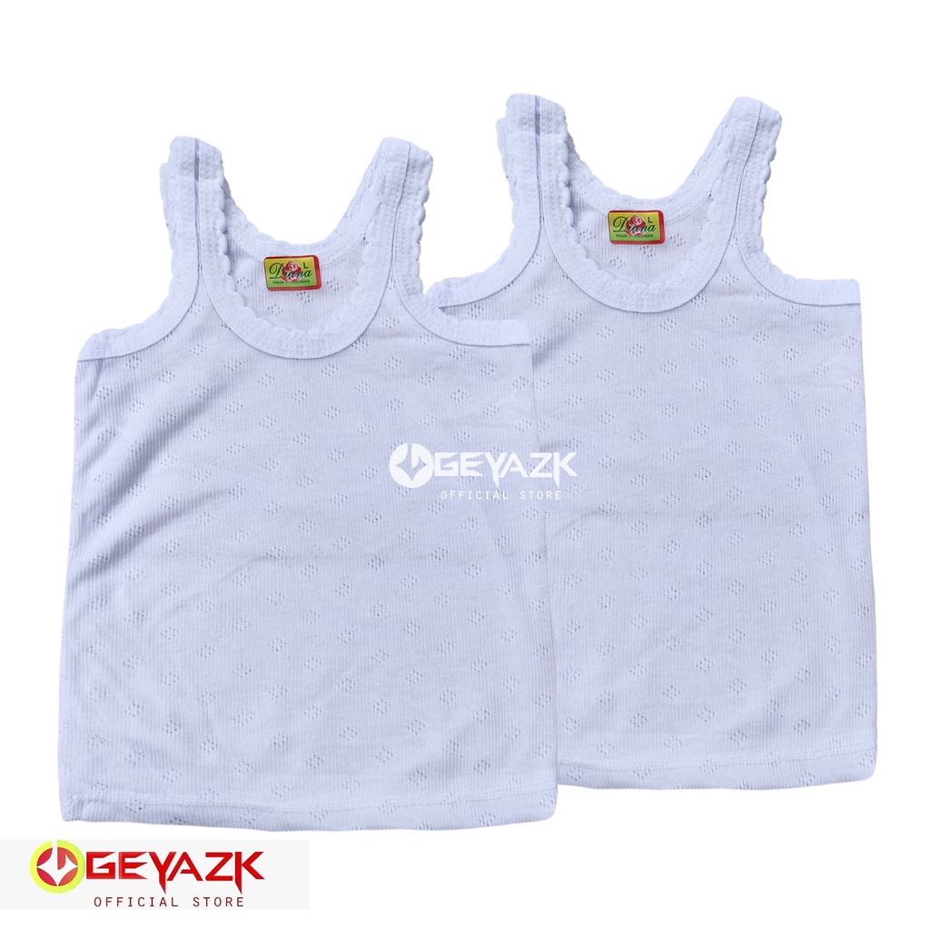 6 Pcs Kaos Dalam Anak Laki-Laki Dan Perempuan Singlet Anak Putih