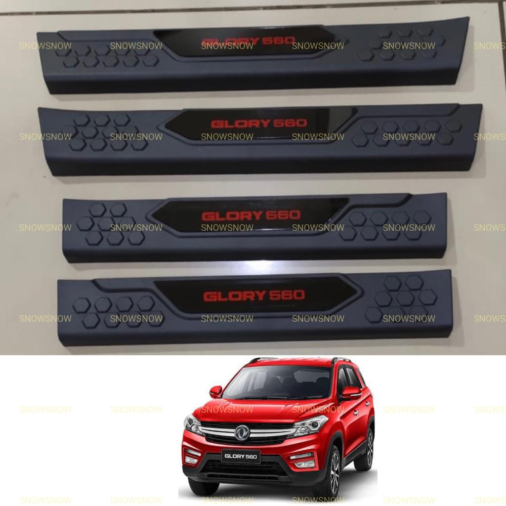 Sillplate Samping DFSK Glory 560 2019 2022 up Exclusive Activo Hitam