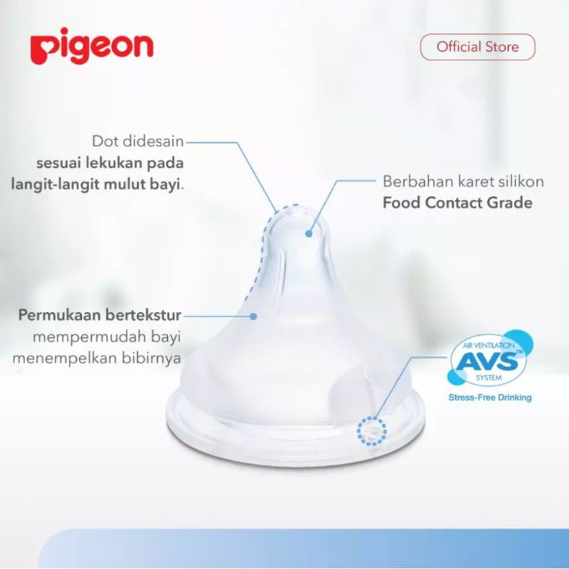 Pigeon Botol Susu SofTouch Peristaltic Plus Wide Neck 160ml/240ml