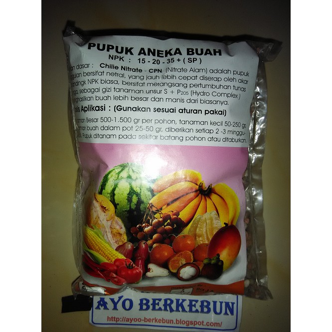 pupuk aneka untuk buah / pupuk buah / pupuk untuk buah / pupuk tanaman buah / pupuk pohon buah / pup