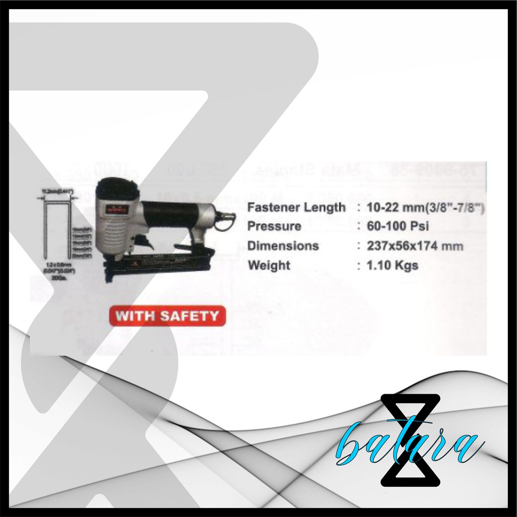 mesin paku tembak staples angin air nailer wipro type 1022