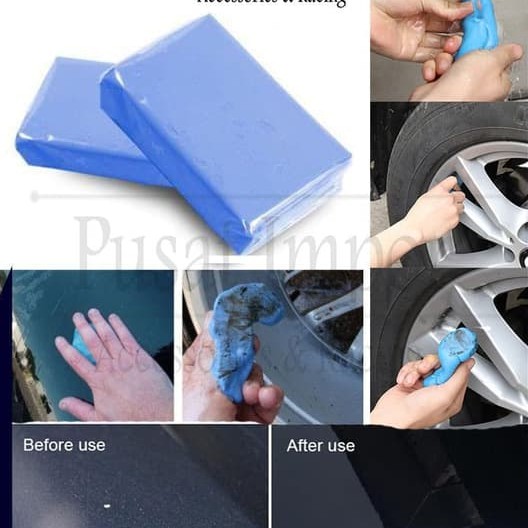 PEMBERSIH MOBIL CLAY BAR / MAGIC CLAY CLEANER CLAY BAR CAR DETAILING