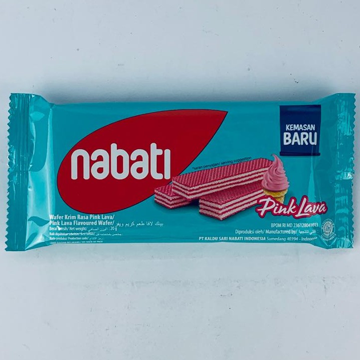 WAFER NABATI PINK LAVA 16g / WAFER