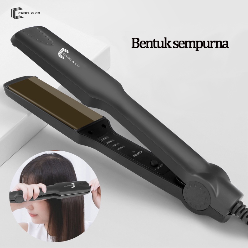 CANEL &amp; CO Catok Lurus Iron Catokan Rambut  Pelurus Hair Styler Mudah Digunakan Ion  hair curler Professional Automatic Dual Use Hair Straightener