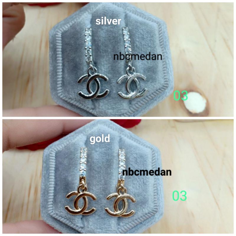 Anting titanium import  A 01(49jenis) NBC.MEDAN, awet,tahan lama