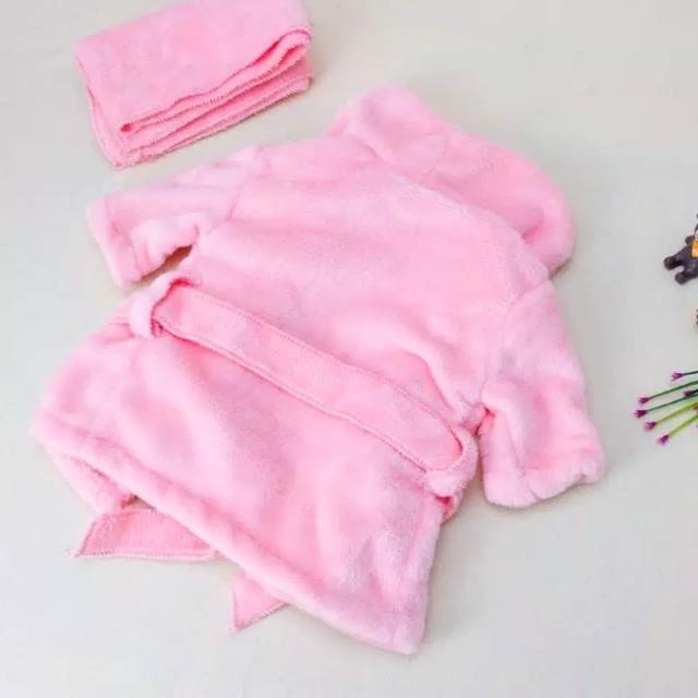 READY JAKARTA Kostum Foto Bayi Bath Robe Jubah Mandi