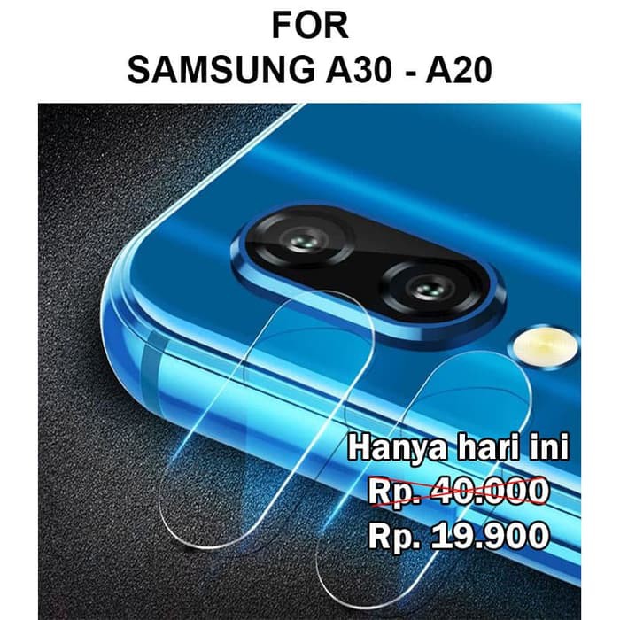 Anti Gores Lensa Kamera HP Samsung A30 - A20 Camera tempered glass