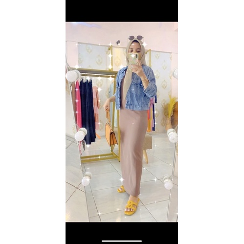 anya set inner knit outer jeans