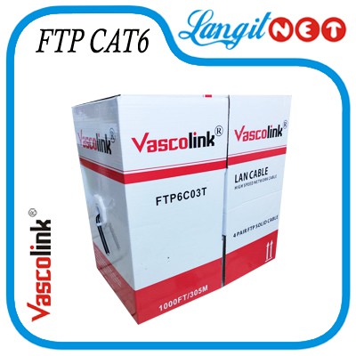 VASCOLINK CABLE FTP CAT 6 / ROLL