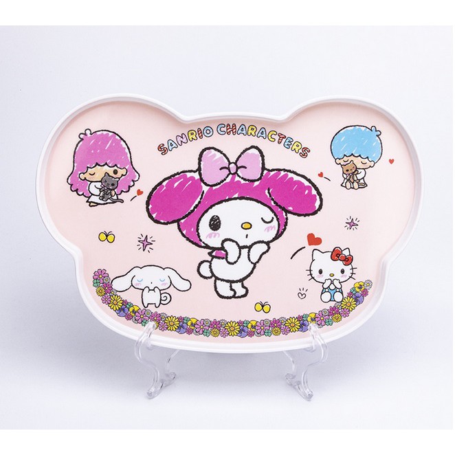 Piring Makan Melamin Hello Kitty Cinnamoroll Melamine Plate PM03 PM04 PM015 nampan tray