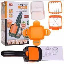 NICER DICER QUICK / QUICK NICERDICER ALAT PEMOTONG BUAH 5 IN 1 5IN1