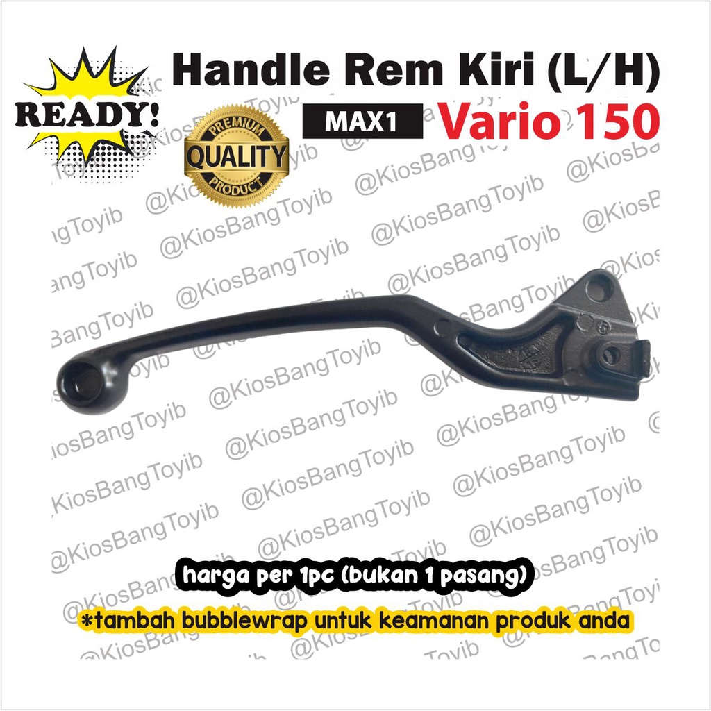 Handle Handel Tuas Rem Kiri (L/H) Honda Vario 150 Hitam (MAX1)