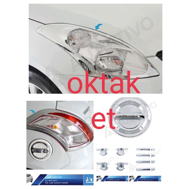 paket lengkap garnish outer handle tank cover all new swift jsl