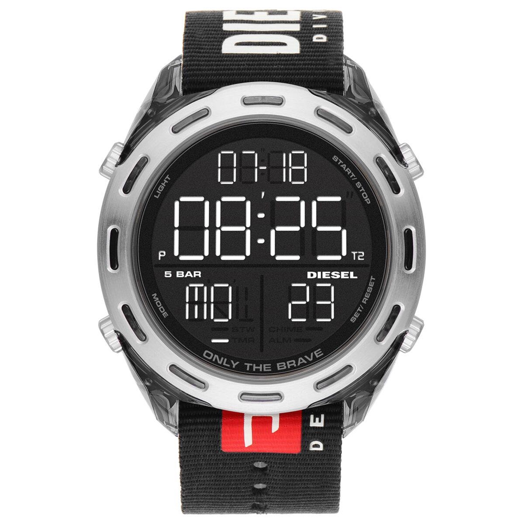 Jam Tangan Pria Sporty Untuk Olahraga Diesell Digital Strap Kanvas/Nylon