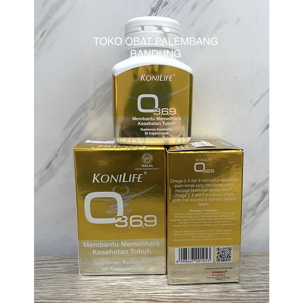 KONILIFE O 369 30 KAPSUL OMEGA 369 OMEGA 3,6,9