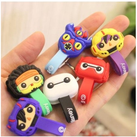 

PEREKAT-PENGIKAT- BIG HERO 6 BAYMAX CORD HOLDER/ KLIP KABEL/ PENGIKAT KABEL/CABLE WINDER - PKKY-004