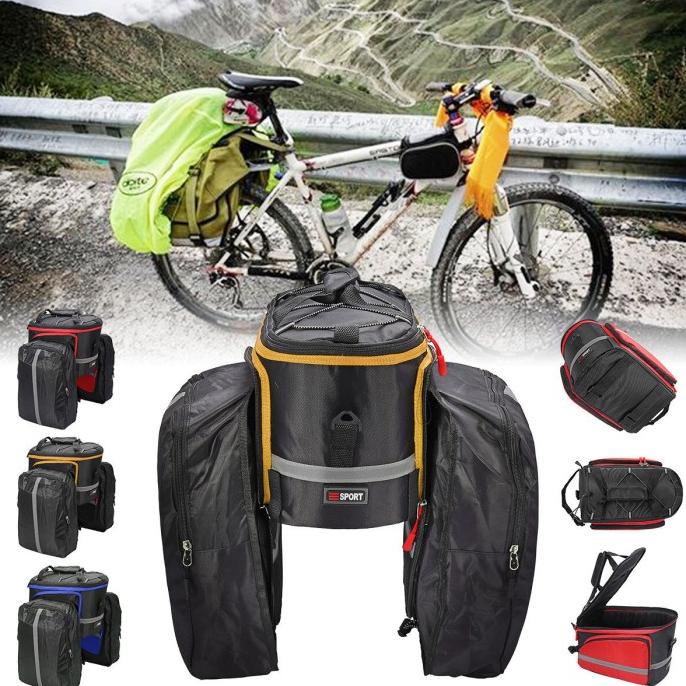 TAS SEPEDA PANNIER BERSEPEDA SEPEDA MTB SEPEDA KURSI BELAKANG TAS KO SDFG6546E
