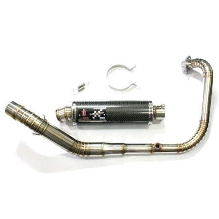 Knalpot I-One Carbon Stainless Ninja 250 Mono