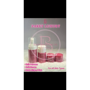 Beauty Glow BG SKIN paket whitening luxury perawatan wajah glowing flek