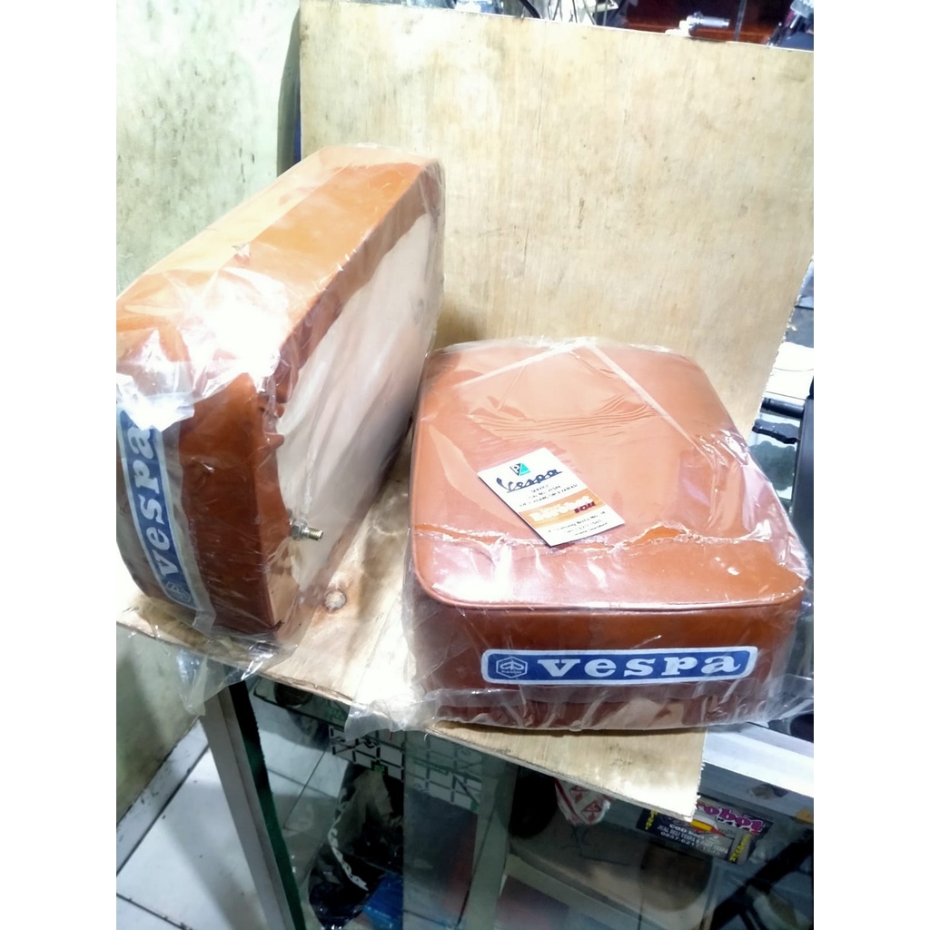 Jok belakang Vespa Super PX PS Strada Exclusive warna coklat
