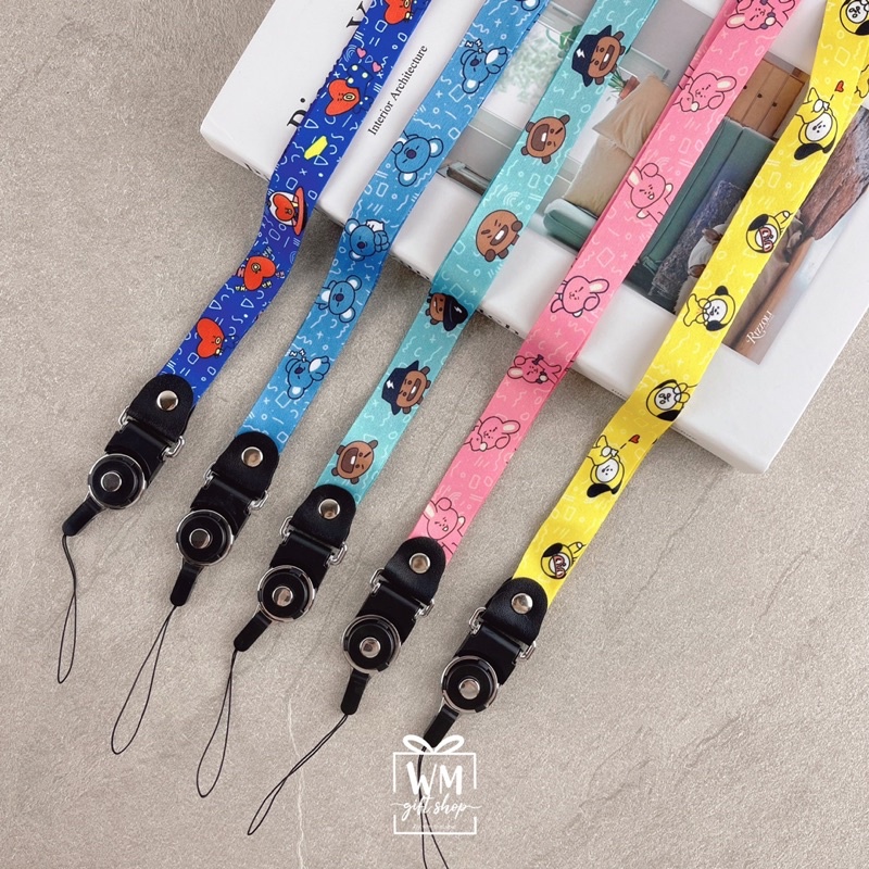 STEP 2 / STRAP BT21 BTS / KALUNG ID  BT21 BTS / CARD HOLDER KALUNG BT21 BTS / HADIAH CUSTOM