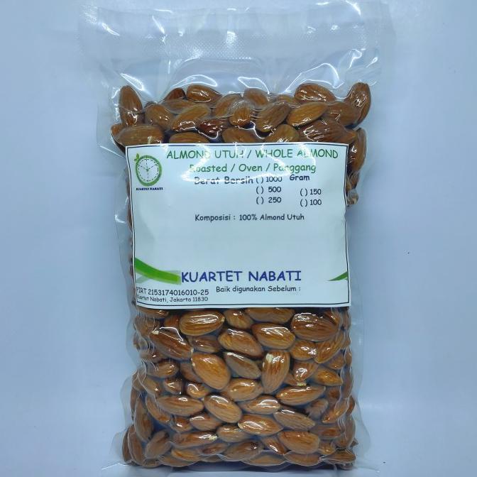 

500gr Almond Roasted - Kacang Almond Panggang - Blue Diamond - Vakum