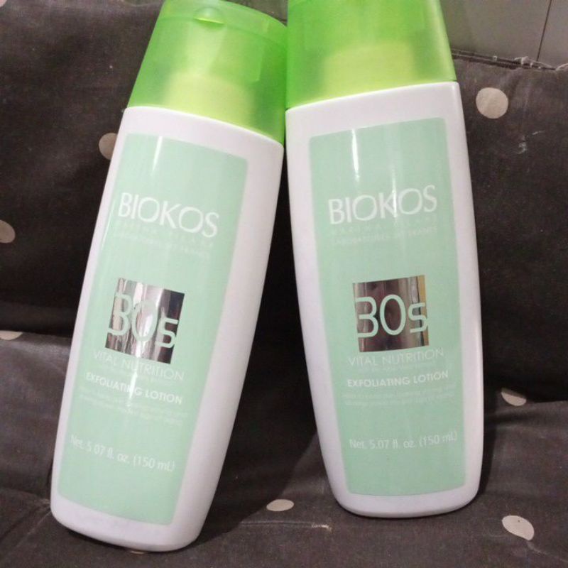 Biokos exfoliating lotion/facial scrub/peeling wajah