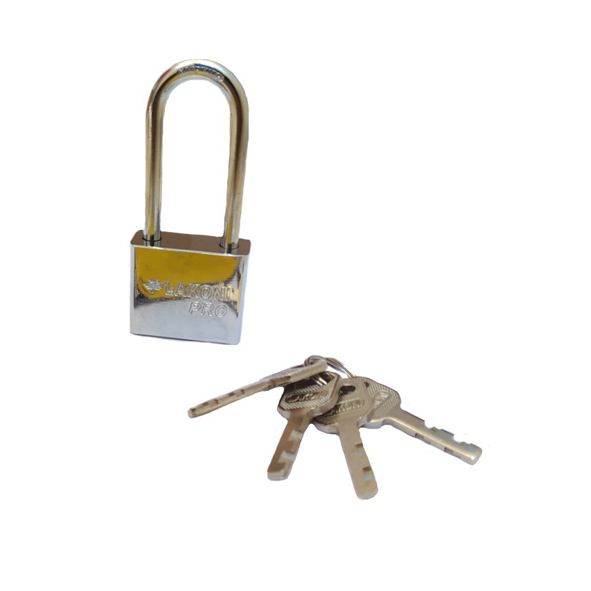 JETJO TOOLS Kunci Gembok Leher Panjang 50mm 50 mm PadLock Long 50mm Pengaman Pintu Rumah Kendaraan Gembok Pager LAKONI Pro