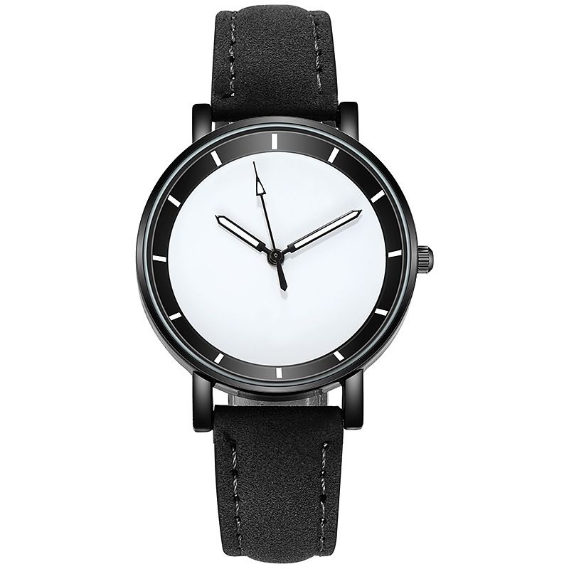 (BISA COD) Jam Tangan Quartz Strap PU Analog Casual Gaya Retro Cute Wanita Watch Korean Fashion