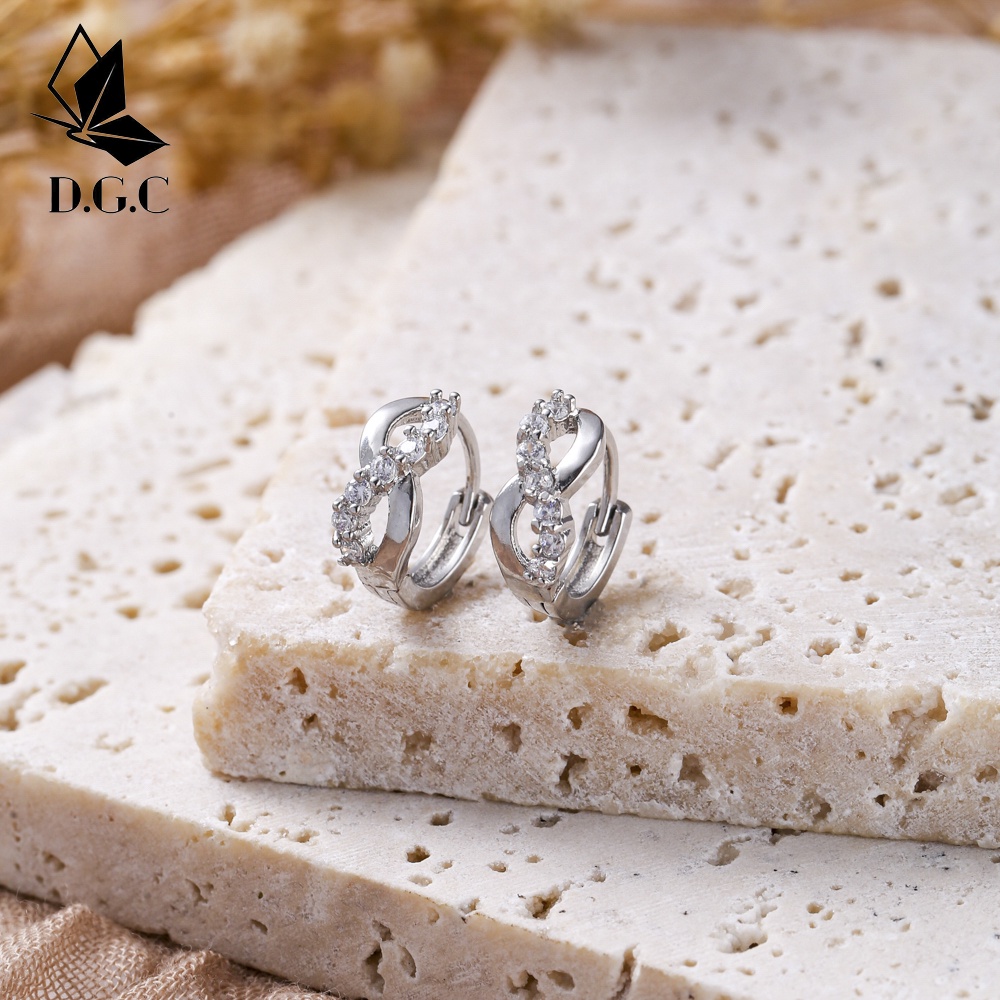 D.G.C✨COD Anting Titanium Korea Tusuk Anti Karat Jepit Pesta Mewah Fashion Murah D611